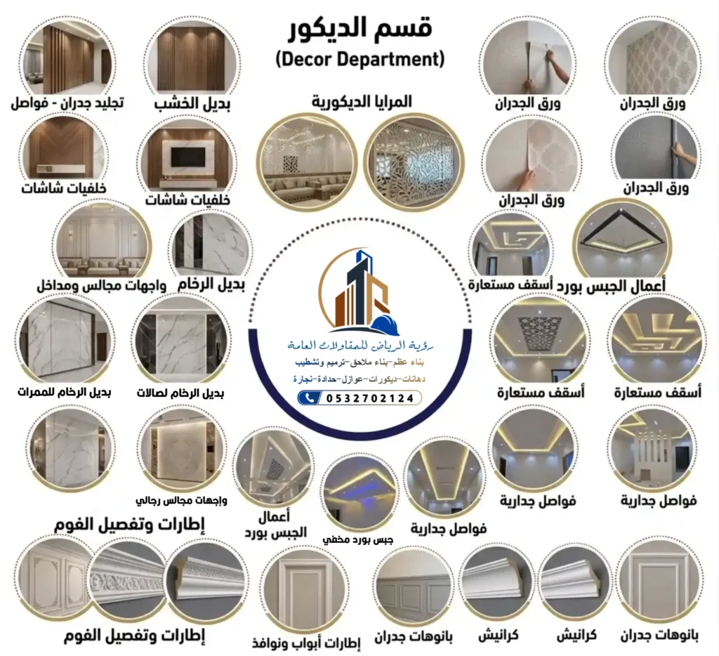 قسم الديكورات